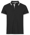 Heren Poloshirt Clique Austin 028272 zwart